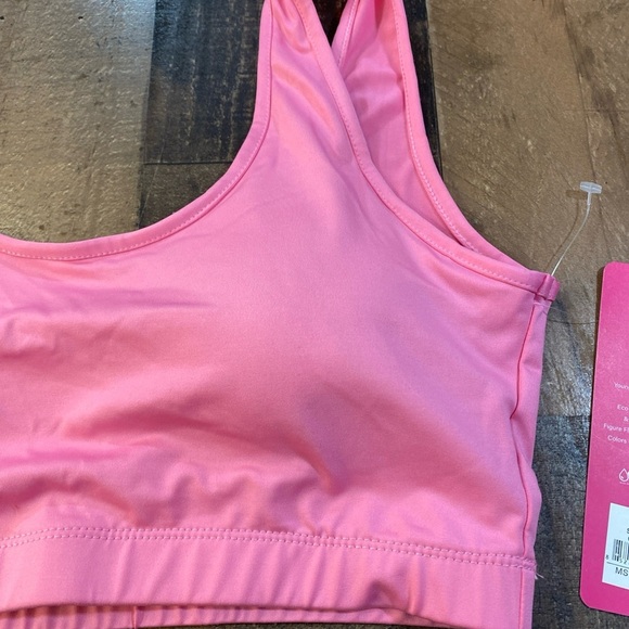 YMI Women’s Performance Pink Sport Bra Size XL - Picture 3 of 11